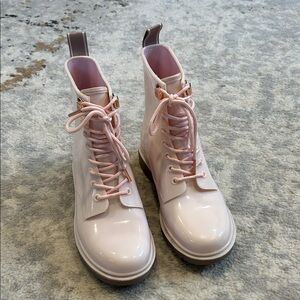 MICHAEL Michael Kors Pink Lace Up Boots